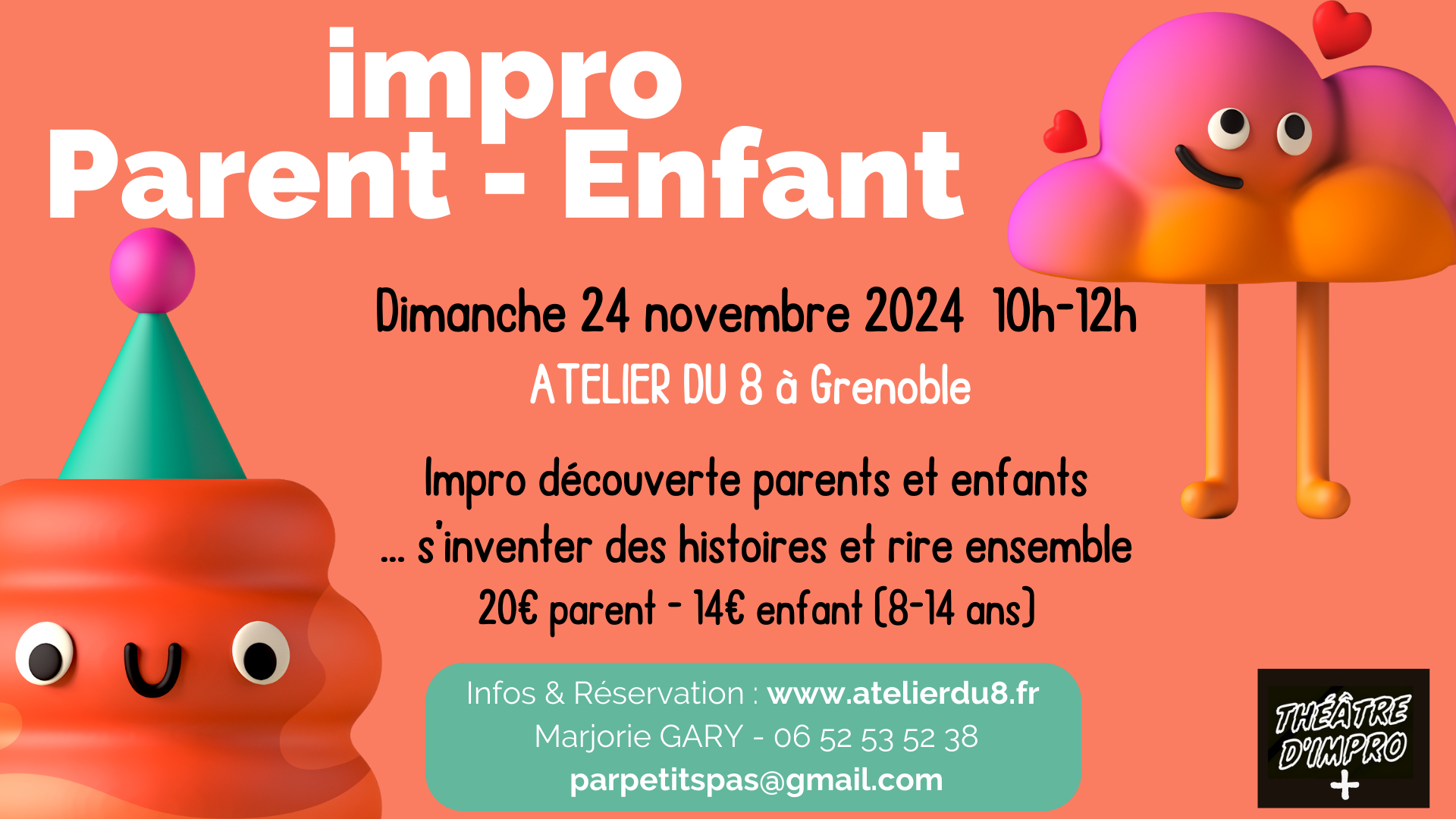 Stage d’improvisation parents-enfants